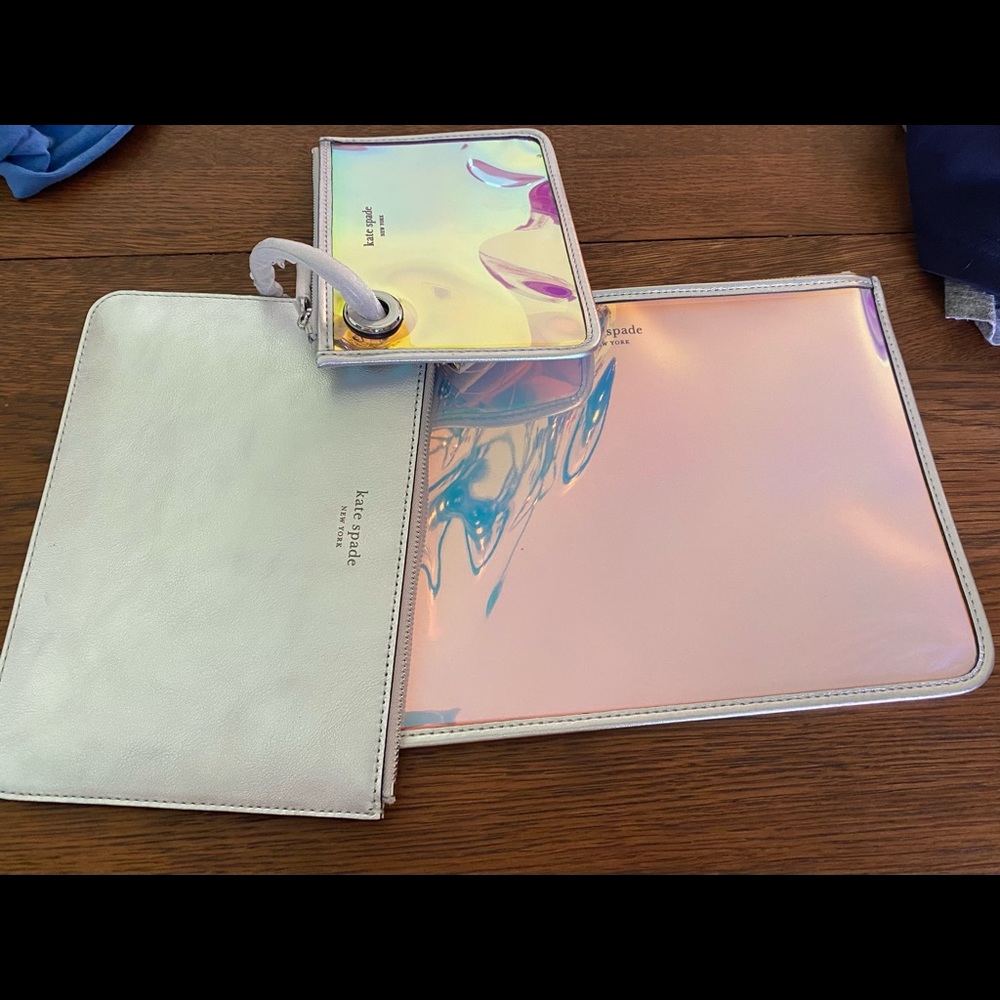 Kate spade pouch trio
